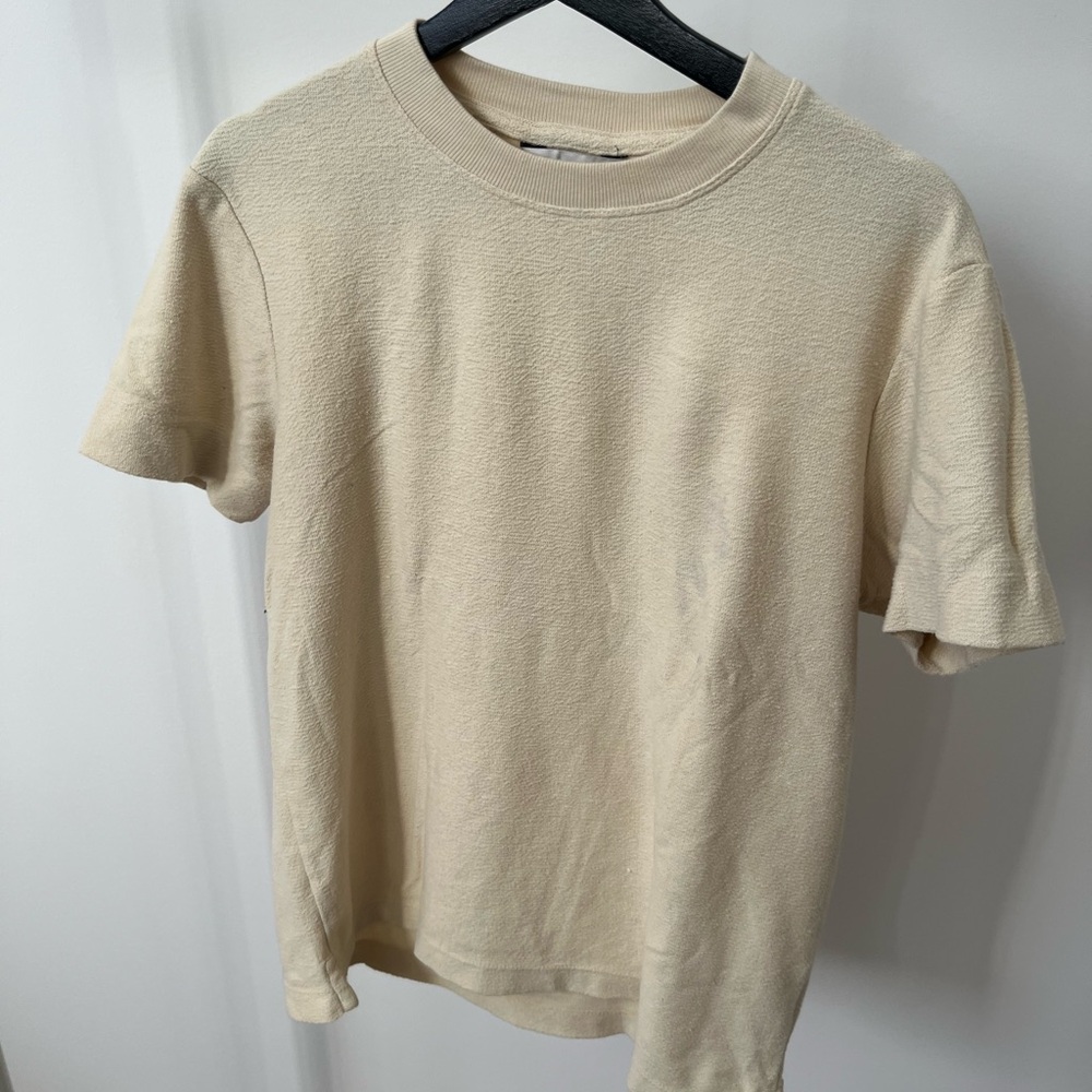 Club Monaco Yellow Short Sleeve Tee